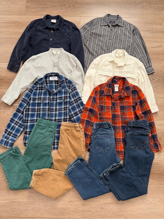 H&M Other - BUNDLE (10) Kids Boys Shirt Jeans and Pants Mixed Clothing Fall Winter Size 6